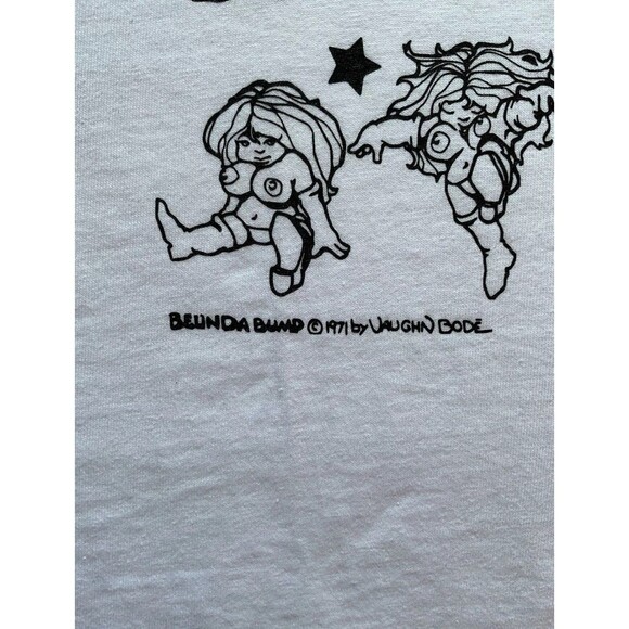 Y2K Belinda Bump Vaughn Bode Comic Graphic T Shirt Large Hanes Graphitti NEW NOS - Picture 5 of 6
